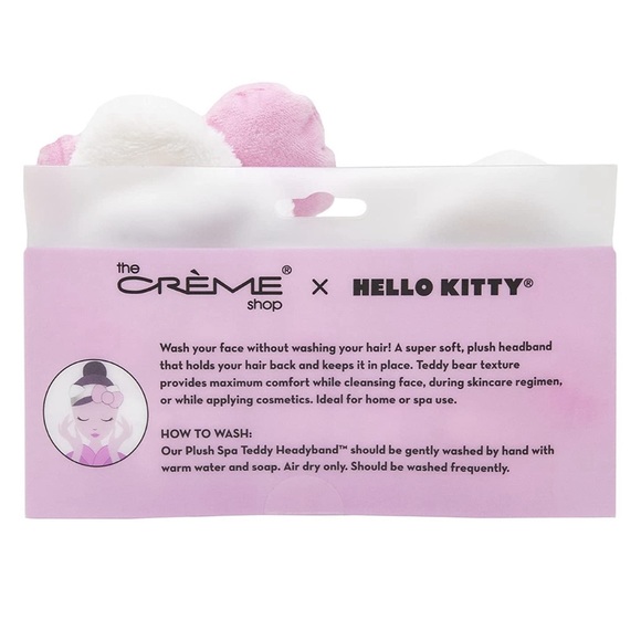The Crème Shop Hello Kitty Plush Spa Headband - Picture 2 of 2